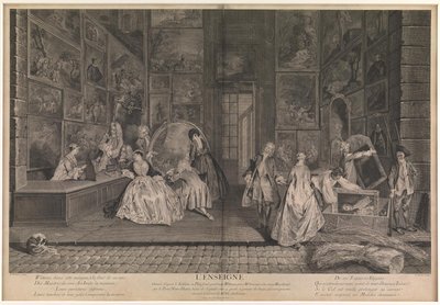 Gersaints tecken av Pierre Alexandre Aveline