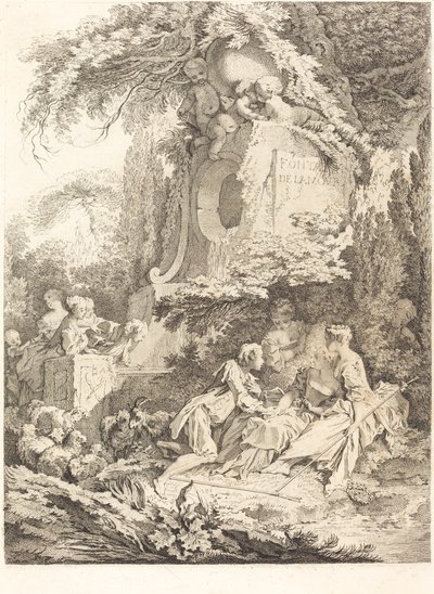 Kärlekens fontän, 1738. av Pierre Alexandre Aveline