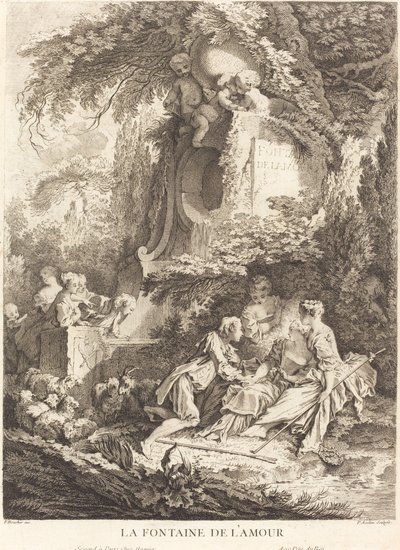 Kärlekens fontän, 1738. av Pierre Alexandre Aveline
