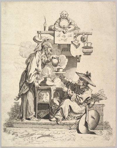 Elden, ca. 1740. av Pierre Alexandre Aveline