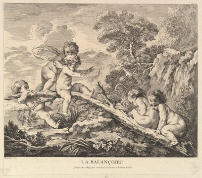 スイング、カリフォルニア州。 1738. スウェーデン語 av Pierre Alexandre Aveline