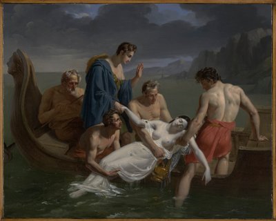 Sapphos död av Pierre Antoine Augustin Vafflard