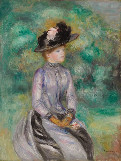 Adrienne, ca 1878 av Pierre Auguste Renoir
