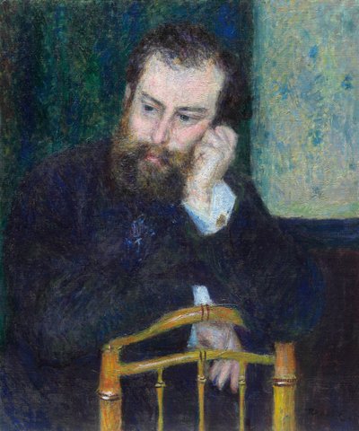 Alfred Sisley av Pierre Auguste Renoir