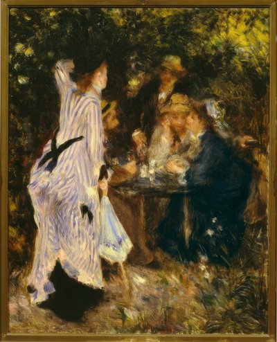 I trädgården (Under bersån, Moulin de la Galette) av Pierre Auguste Renoir