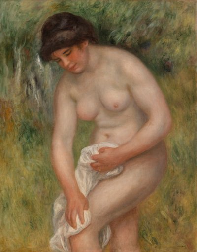 Badaren torkar sig själv (Baigneuse s