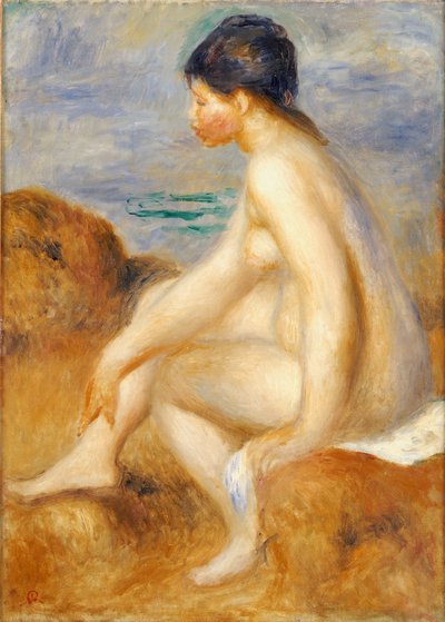 Bather, c.1892-93 av Pierre Auguste Renoir