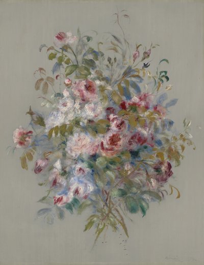 Bukett av rosor, 1879 av Pierre Auguste Renoir