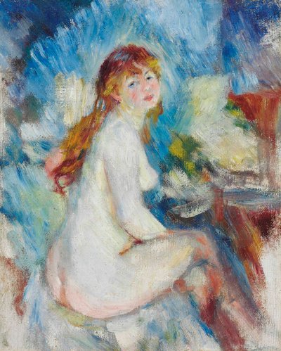 Byst av en naken kvinna, ca 1879. av Pierre Auguste Renoir