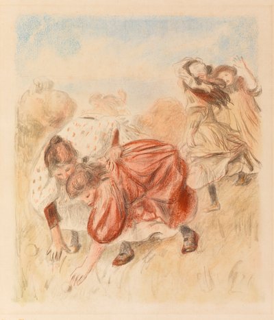 Kinder spielen Ball von Pierre-Auguste Renoir