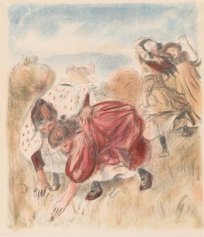 Barn som spelar boll av Pierre Auguste Renoir
