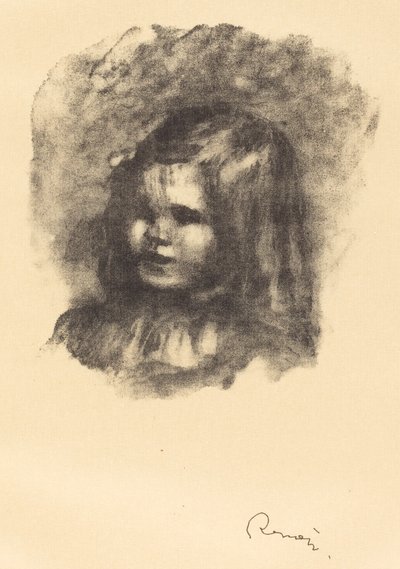 Claude Renoir, svängde vänster Claude Renoir, svänger vänster, 1904. av Pierre Auguste Renoir