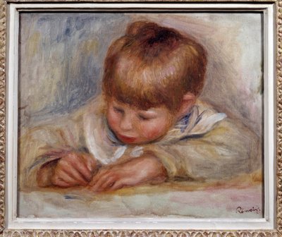 Coco-författare Målning av Pierre Auguste Renoir (1841-1919). 1906. Dim. 0,29 x 0,37 m. Lyon, Museum of Fine Arts av Pierre Auguste Renoir