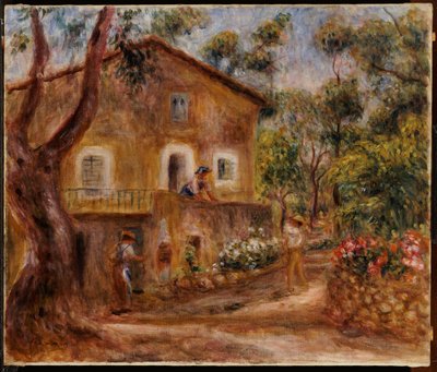 Collettes hus i Cagne, 1912 av Pierre Auguste Renoir