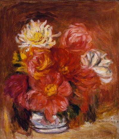 Dahlia, ca 1890 av Pierre Auguste Renoir