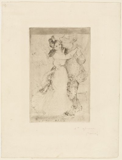 Dans på landet av Pierre Auguste Renoir