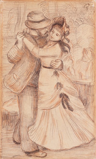 Dans på landet, 1883 av Pierre Auguste Renoir