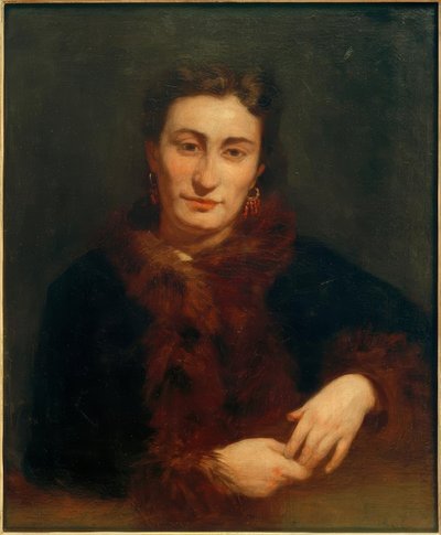 Damen i pälsen av Pierre Auguste Renoir