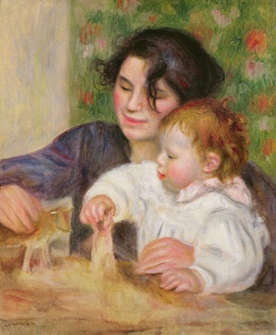 Gabrielle und Jean, ca. 1895-96 von Pierre Auguste Renoir