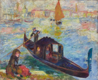 Gondol, Venedig, 1881 av Pierre-Auguste Renoir