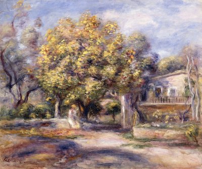 Hus i Cagnes, ca 1905 (olja på duk) av Pierre Auguste Renoir