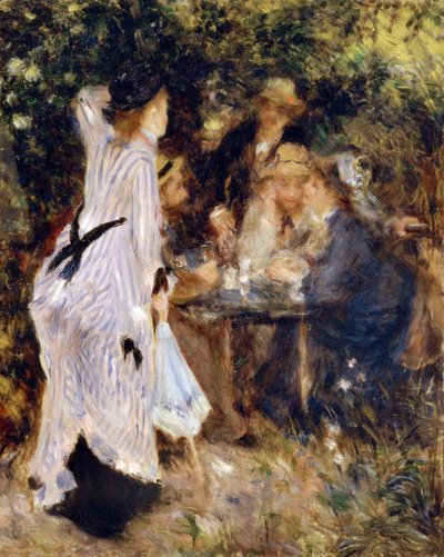 I trädgården Au Jardin du Moulin de la Galette, 1876. av Pierre Auguste Renoir
