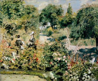 Trädgård vid Fontenay av Pierre Auguste Renoir