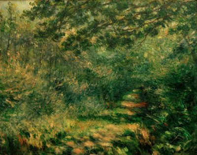 Gränden i skogen av Pierre Auguste Renoir