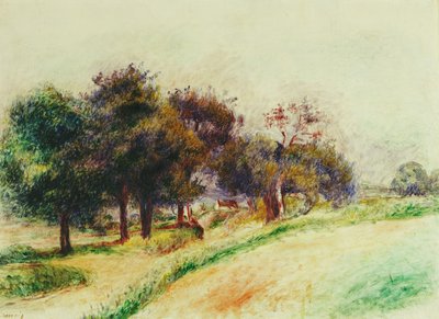 Landskap; Landsbygden, av Pierre-Auguste Renoir