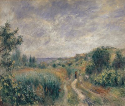Landskap nära Essoyes av Pierre Auguste Renoir