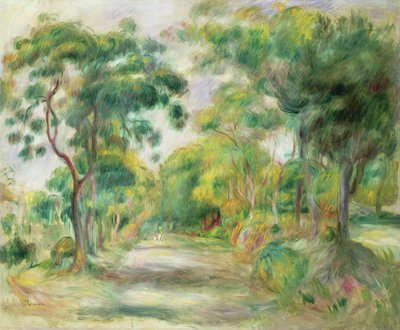 Landskap av Midi (olja på duk) av Pierre Auguste Renoir