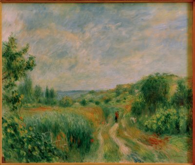 Landskap nära Essoyes av Pierre Auguste Renoir