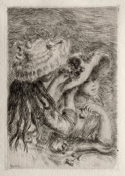 Den stiftade hatten av Pierre-Auguste Renoir