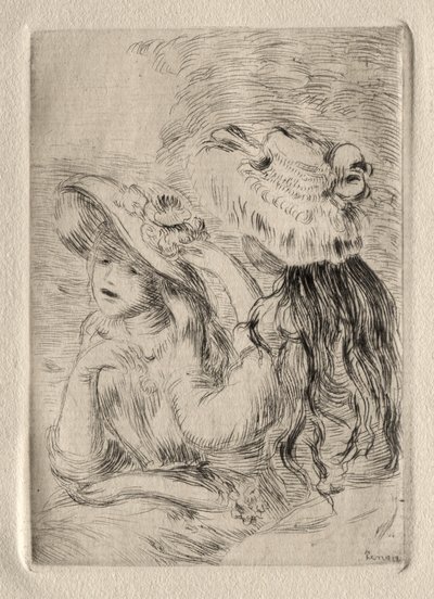 Den stiftade hatten. av Pierre-Auguste Renoir