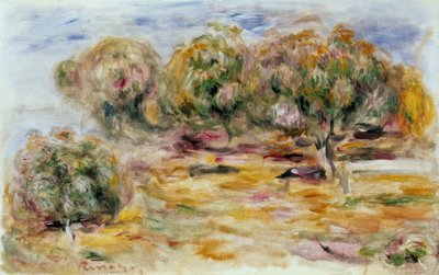 Collettes trädgård av Pierre Auguste Renoir