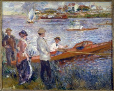Canotiers vid Chatou av Pierre Auguste Renoir
