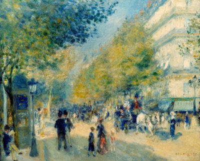 De stora boulevarderna av Pierre Auguste Renoir
