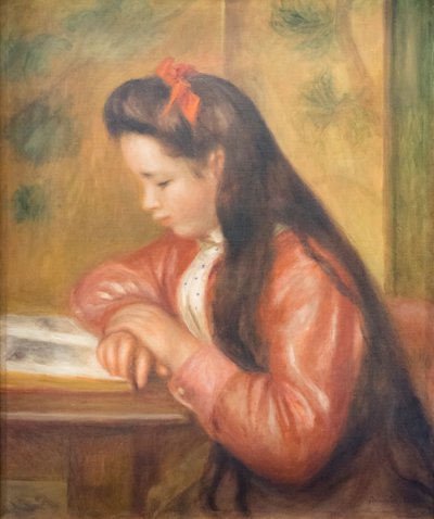 Mademoiselle Genevieve Caillebotte, den framtida Madame Chardeau, ca. 1895 (olja på duk) av Pierre Auguste Renoir