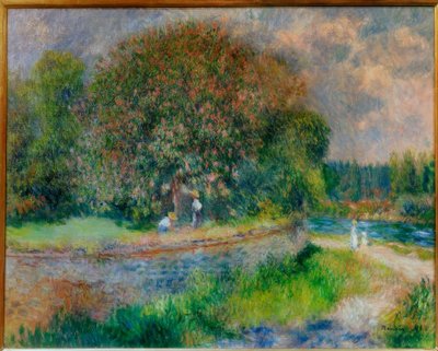 Blommande hästkastanj av Pierre Auguste Renoir