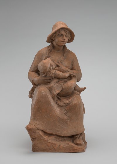 Moderskap: Madame Renoir och Son, ca. 1916. av Pierre Auguste Renoir