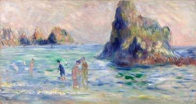 Moulin Huet Bay, Guernsey, ca. 1883 av Pierre-Auguste Renoir