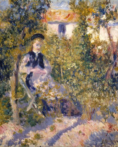 Nini i trädgården av Pierre Auguste Renoir