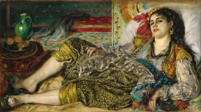 Odalisque, 1870. av Pierre-Auguste Renoir