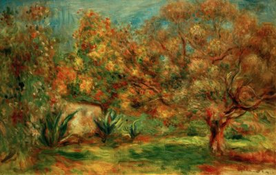 Olivträdgård av Pierre-Auguste Renoir