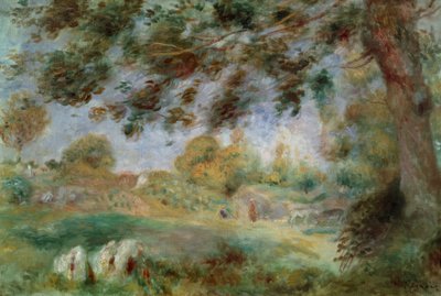 Vårlandskap av Pierre Auguste Renoir