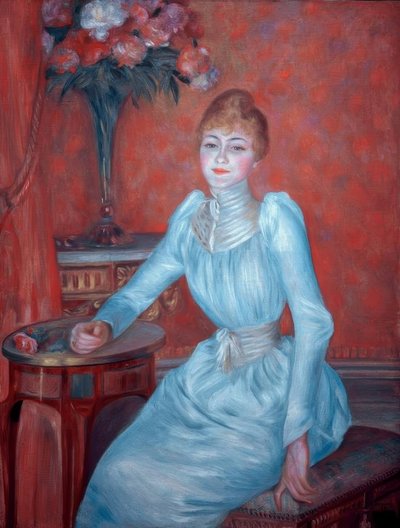 Porträtt Madame de Bonnières av Pierre Auguste Renoir