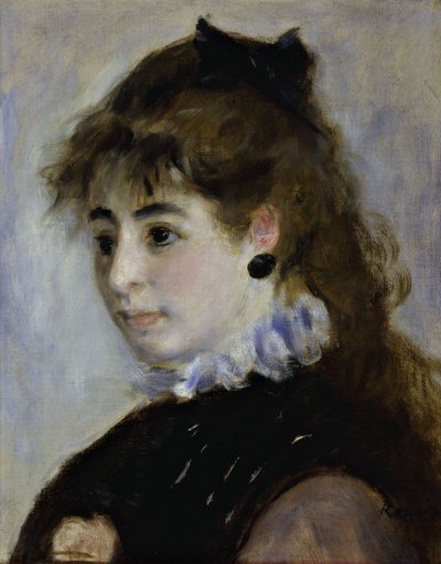 Porträtt av Madame Henriot av Pierre Auguste Renoir