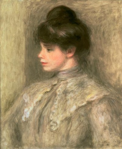 Porträtt av Madame Valtat av Pierre Auguste Renoir