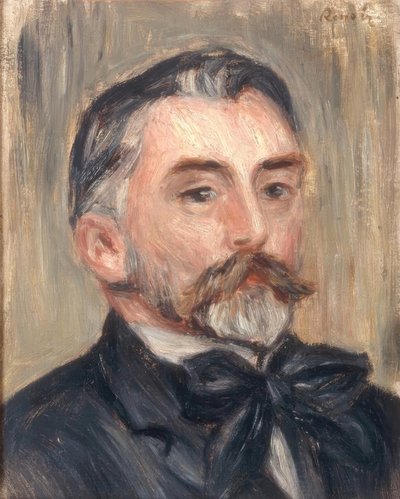 Porträtt av Stéphane Mallarmé av Pierre Auguste Renoir
