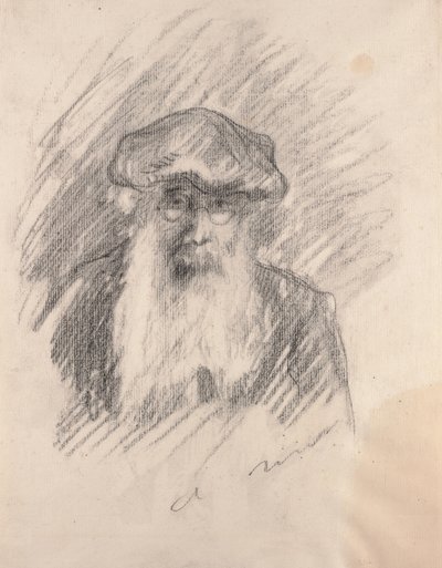 Porträtt av Camille Pissarro, ca 1893-94 av Pierre Auguste Renoir